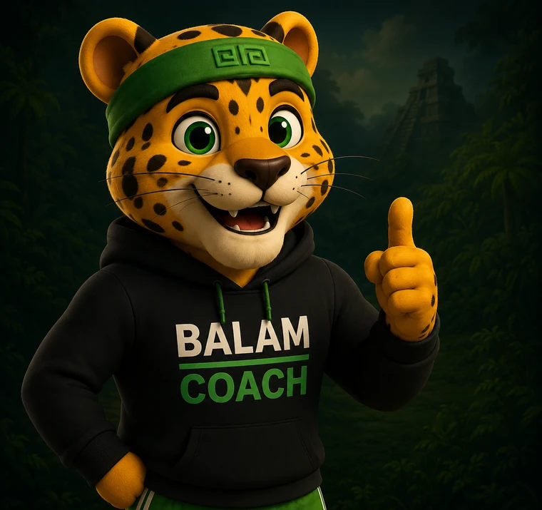 Balam Coach con sudadera negra
