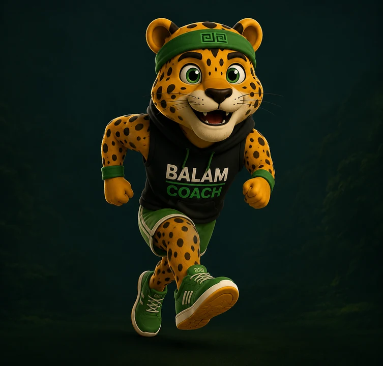 Balam Coach corriendo hacia una nueva meta